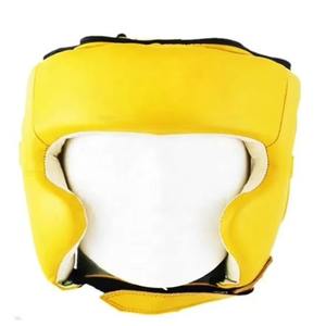Martial Arts Boxing Taekwondo Head Guard High Quality Unisex PU Material Breathable Face Protector Fight Training Customizable - Product Image 1