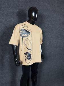 T-shirts pour hommes à imprimé numérique original High Street, 100% coton, streetwear unisexe, t-shirts amples à manches courtes pour hommes, vêtements - Product Image 5