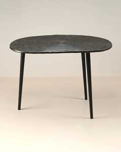 Top Rated Modern Oval Coffee <b>Table</b> Set of 2 Metal Finish Midcentury Design Living Room Furniture Durable Home Decor - Product Image 1