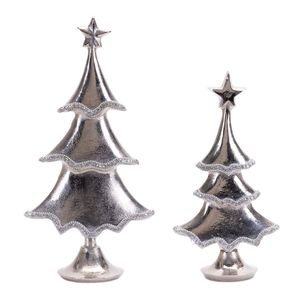 Escultura de Árbol Metálica Hecha a Mano con Base de Madera, Decoración Festiva para Mesa, Centro de Mesa de Pino o Abeto, Adorno para el Hogar - Product Image 5