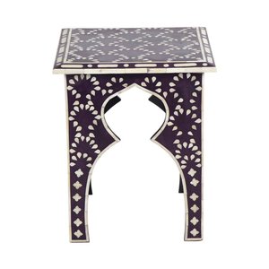 Arabic Style Bone Inlay <b>Bed</b> Side Portable Handmade Wardrobes Nightstand Wooden End Table Mother of Pearl Style Home Furniture - Product Image 2