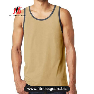 JUST FITNESS GEARS Débardeur pour homme bleu marine à col rond, respirant, tricoté, sans manches, décontracté - Product Image 3