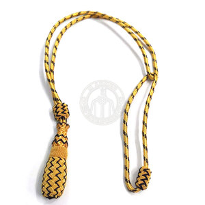 Borla Decorativa de Nudo de Espada de Nylon/Poliéster Trenzado Premium, Acabado Ligero y Ecológico para Accesorios de Vestuario Ceremonial - Product Image 2