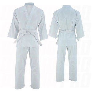 Uniformes de Karate Ligeros, Cinturón Incluido, para Niños y Adultos, Unisex, Traje Blanco para Entrenamiento de Artes Marciales, Principiantes, Práctica y Competencia - Product Image 1