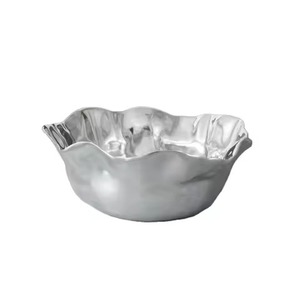 Bol en aluminium moulé en forme d'étoile de mer dorée, en métal poli, fait main, plat de service décoratif, style glamour, idéal pour offrir - Product Image 4