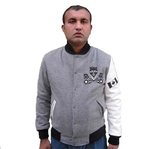 Blouson universitaire réversible en laine de baseball personnalisé, style Letterman, respirant, avec logo brodé fini, qualité supérieure - Product Image 1