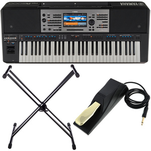 Teclado Arranger de Alta Calidad A\5000 de 61 Teclas con Soporte y Pedal de Sustain - Product Image 1