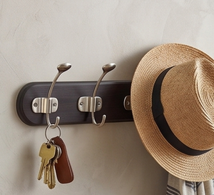 Modern Wall Mounted Metal <b>Hook</b> Rack 3 <b>Hooks</b> Anti Rust Design For Clothing Storage Elegant Home Decor - Product Image 5