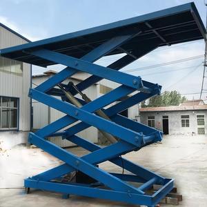 Solución de mesa elevadora industrial con mecanismo de tijera mejorado que proporciona un rango de altura extendido y una plataforma estable y segura. - Product Image 1