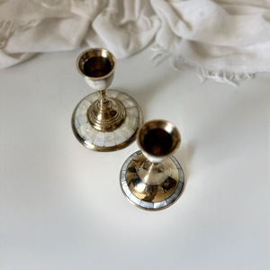 Portavelas de Té con Incrustaciones de Madreperla Hechas a Mano por ILAHI, Ecológicas, con Impresión Personalizada, Modelo Uttar Pradesh ICOMCH-13969, para Cumpleaños - Product Image 4