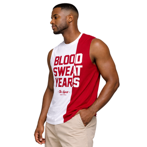 Débardeur Colorblock Kappa Alpha Psi Blood Sweat Years – Vêtement de Fraternité Grecque au Design Audacieux, Confort Premium et Style Athlétique - Product Image 3