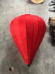 Linterna de Bambú y Seda Vietnamita de Alta Calidad, Tamaño Grande 50-60cm, Decoración para Bodas, Linterna Colgante de Seda de Hoi An, Vietnam - Product Image 2