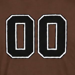 T-shirt ajusté marron chocolat pour homme, manches courtes, col rond, imprimé personnalisé, coupe slim, décontracté, en coton, vente en gros, streetwear - Product Image 5