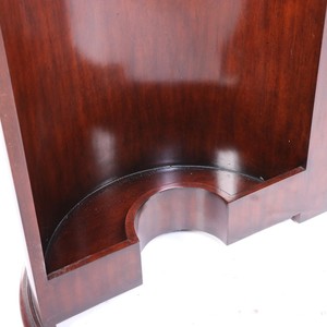 Art Deco Mahogany Wood <b>Side</b> <b>Table</b> Wholesale | Handcrafted Pedestal Design - Product Image 4