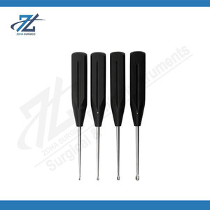 Curetas de Acero Inoxidable para Cirugía Dental, Instrumentos Quirúrgicos de Alta Calidad, Curetas Redondas, Fabricante de Pakistán - Product Image 2
