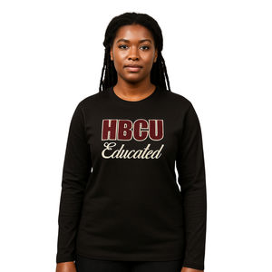 Camiseta de Manga Larga para Hombre, Estilo Universitario, con Bordado de Chenilla, Diseño Griego de la Hermandad Delta Divine Nine, para Estudiantes de HBCU - Product Image 1