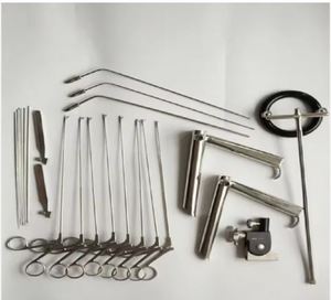 Set de Laringoscopio Médico con Pedestal, Instrumentos para Microcirugía Laríngea, Kit de Herramientas Quirúrgicas Ortopédicas, Manual, Reutilizable, Alemán - Product Image 4