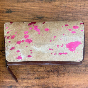 Nuevo diseño occidental en relieve Animal estampado piel cuero carteras elegante hecho a mano tallado cuero teléfono casos lujo mujeres embragues - Product Image 2