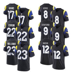 Custom <b>Printed</b> Adult American Football Jersey Set Quick Dry Polyester Material Streetwear Style Breathable Plus Size Feature - Product Image 1