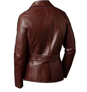 Chaqueta Ligera de Cuero PU para Hombre, Cortavientos, con Cuello Camisero, Logotipo Personalizable, Estilo Casual - Product Image 5