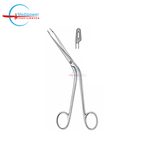 Pince chirurgicale nasale ENT à motif délicat de 18 cm, en acier inoxydable, avec poignée annulaire, instrument médical, vente en gros OEM - Product Image 1