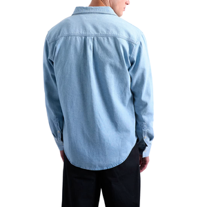 Camisa Vaquera Casual para Hombre, 100% Algodón, Cómoda, Transpirable, Antiencogimiento, Personalizable, al por Mayor - Product Image 3