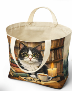 ถุงผ้าช้อปปิ้งพิมพ์โลโก้ตามสั่ง รีไซเคิลได้ ขนาดใหญ่ แข็งแรง ทนทาน ใช้ซ้ำได้  ถุงผ้าฝ้ายพิมพ์ลายส่วนตัว - Product Image 2