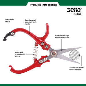 SONO G333 Industrial DIY de Alta Calidad, Duradero, Afilado, Cromado, para Diestros, Mango de Aleación de Aluminio y Acero al Carbono Fundido - Product Image 2