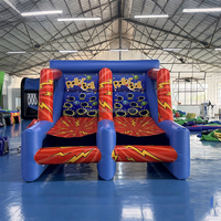 Jeux gonflables pour enfants : Jeu de billes gonflables double Skee, jeu de carnaval
