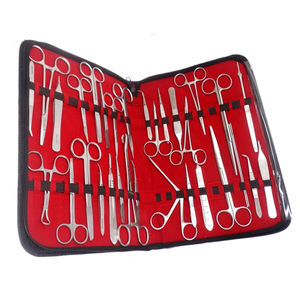 Kit de 112 Piezas de Instrumentos Veterinarios para Cirugía Menor, Juego de Herramientas Quirúrgicas de Acero Inoxidable, Pinzas, Tijeras, Bisturí, Sondas - Product Image 3