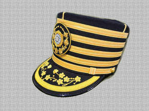 Chapeau français formel 100 % laine noir et jaune rayé, broderie florale faite à la main, pour adulte, idéal pour les fêtes en extérieur, tailles 56-58 cm – Grande Vente - Product Image 6