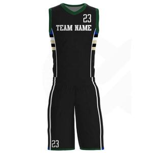 Uniforme de basket-ball de haute qualité en polyester 100%, meilleur design, vêtements de sport personnalisés pour l'extérieur, uniforme de basket-ball - Product Image 4