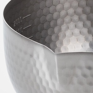 Casserole KOURIKKA Yukihira, 16 cm, 18 cm, 20 cm, 22 cm, ustensiles de cuisine de fabrication japonaise, acier inoxydable, robuste, cuisine domestique - Product Image 5