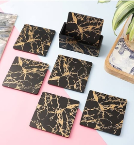 โรงงานผลิตแผ่นรองแก้ว MDF ขายส่ง แผ่นรองแก้วสี่เหลี่ยมพิมพ์ลาย MDF แบบกำหนดเองได้ - Product Image 6