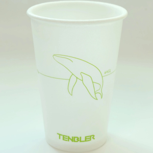 [TENBLER] Limited Edition Whale PP Foam Vending Cup Heat Safe Exceptional Insulation 20oz Eco-Friendly Beverage Flip <b>Presents</b> - Product Image 1