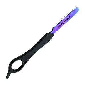 Rasoir pour la réduction de la densité des cheveux avec lame remplaçable, outil de coiffure avec guide de sécurité, outil de coupe de précision professionnel pour les coiffeurs professionnels - Product Image 3