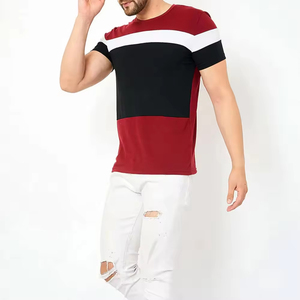 เสื้อยืดคอกลมแขนราแกลนทรงปกติ ผ้าฝ้าย 100% สีพื้นสำหรับผู้ชาย ขายส่ง สไตล์ลำลอง สตรีทแวร์ รับสกรีนโลโก้ - Product Image 4