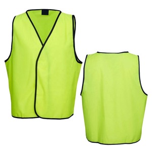 Chaleco de Seguridad de Alta Visibilidad Unisex Reflectante y Transpirable Amarillo con Bolsillos y Cierre Frontal - Product Image 3