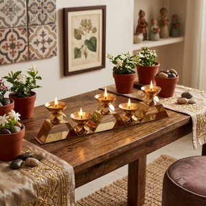 Diya en laiton fait main de qualité supérieure pour articles de Pooja, nouveauté, décoration de la maison pour Mandir hindou, vente en gros OEM - Product Image 3