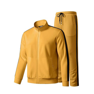 Ensemble de survêtement personnalisé pour homme, collection printemps, grandes tailles, coupe ample, avec logo personnalisé - Product Image 4