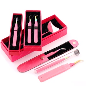 กล่องจุดแหลมแหนบต่อขนตาปลอมทำจากสเตนเลสสตีลฉลากตามสั่ง - Product Image 2