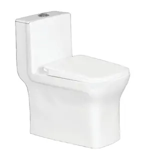 Professionele Groothandel Veiligheid Keramische S-Trap Outlet Sanitair Leverancier Een Stuk Wc Badkamer Commode Gemaakt In China