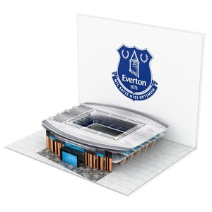 Everton Football Club 3D Pop-Up Greeting Card Matte Varnish Digital Printing <b>Gift</b> - Product Image 2