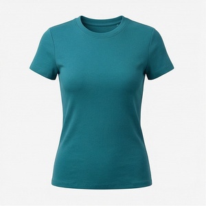 Camisetas de Mujer Estilo Nuevo en Stock, Camisetas de Algodón para Mujer, Cómodas, Color Personalizado, Tela Suave, Uso Diario, Tops Casuales - Product Image 1