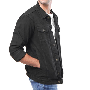 Chaqueta de Mezclilla para Hombre OEM ODM, Chaqueta de Jean de Algodón Personalizada, Fabricante de Ropa de Moda al por Mayor, Marca Privada - Product Image 1