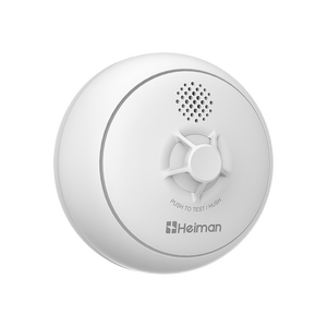 Birbirine bağlı ısı detektörü sensör kablosuz bağlantılı ısı alarmı 10 yıl sızdırmaz pil HM-205W-T - Product Image 1