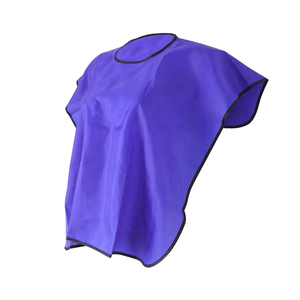 Capa Profesional de Peluquería Morada de Poliéster Resistente al Agua para Salón de Belleza, Corte de Cabello, Coloración y Peinado, Reutilizable - Product Image 4