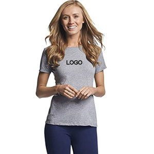 Camiseta Elegante de Corte Ajustado para Mujer, Cómoda, Lisa, Informal, de Manga Corta, Cuello Redondo, Ecológica, Anti-UV, de Secado Rápido y Transpirable - Product Image 3