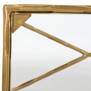 Mesa de Consola Contemporánea de Diseño Único, Patas Elegantes, Superficie de Acero Inoxidable, Material Genuino para Sala de Estar, Dormitorio y Comedor - Product Image 5