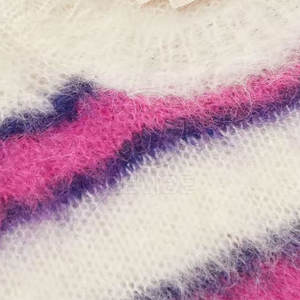 Pull en mohair de qualité supérieure, prix d'usine, 100% laine, pull en mohair couleur personnalisée - Product Image 4